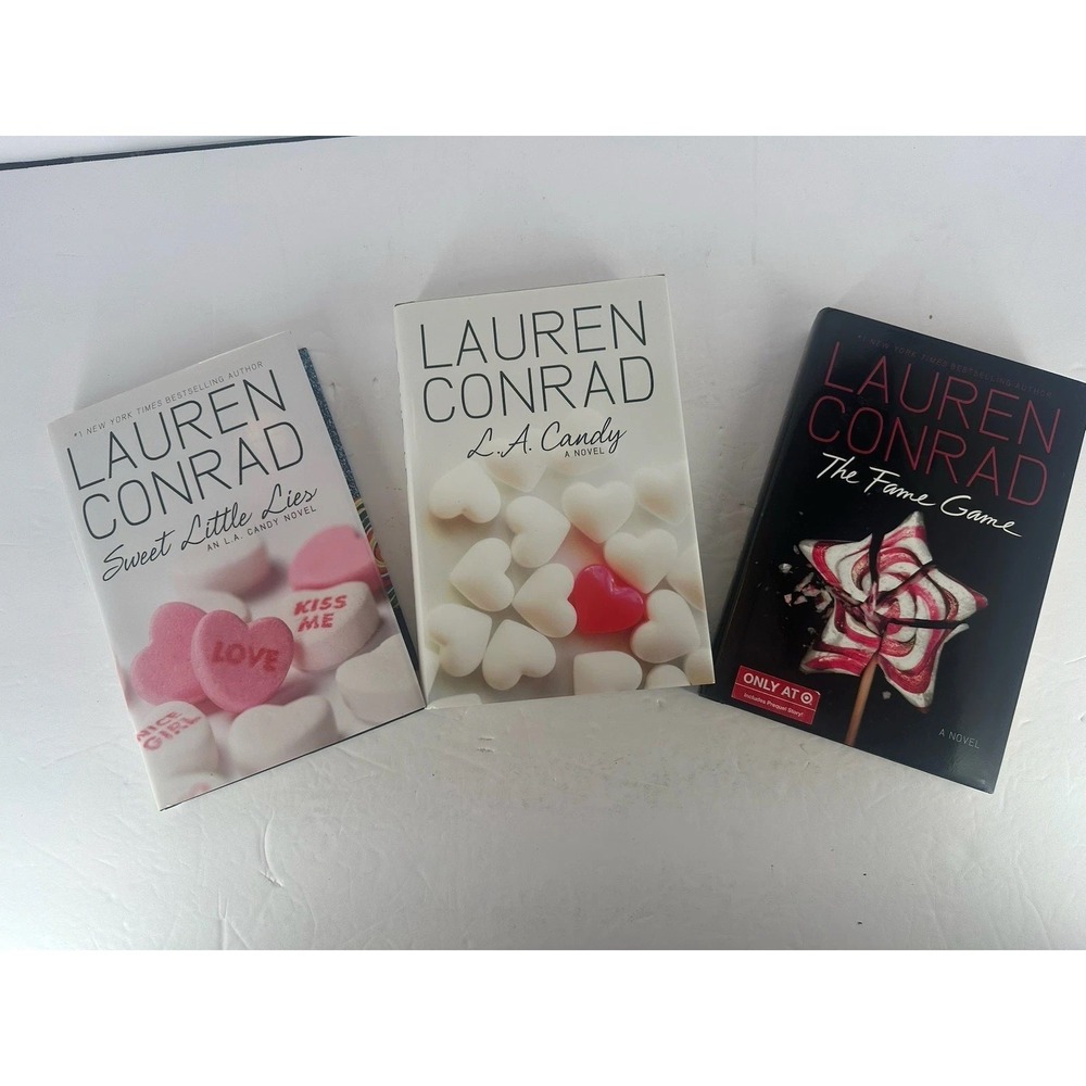 LAUREN CONRAD L.A. CANDY BOOKS NOVELS HARDCOVERS LOT OF 3